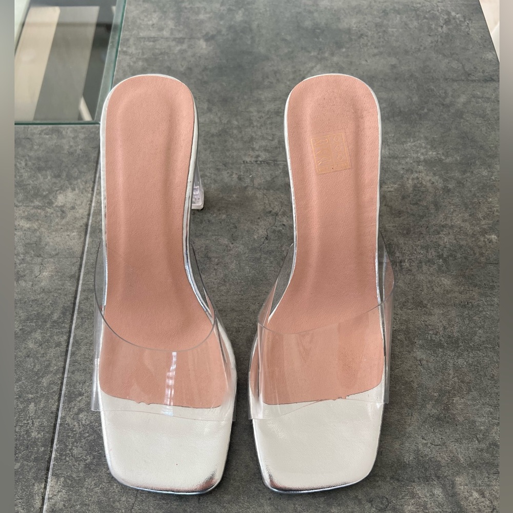 Silver heels (SHEIN)